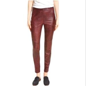 Free People Faux Leather Leggings size 26 NWOT